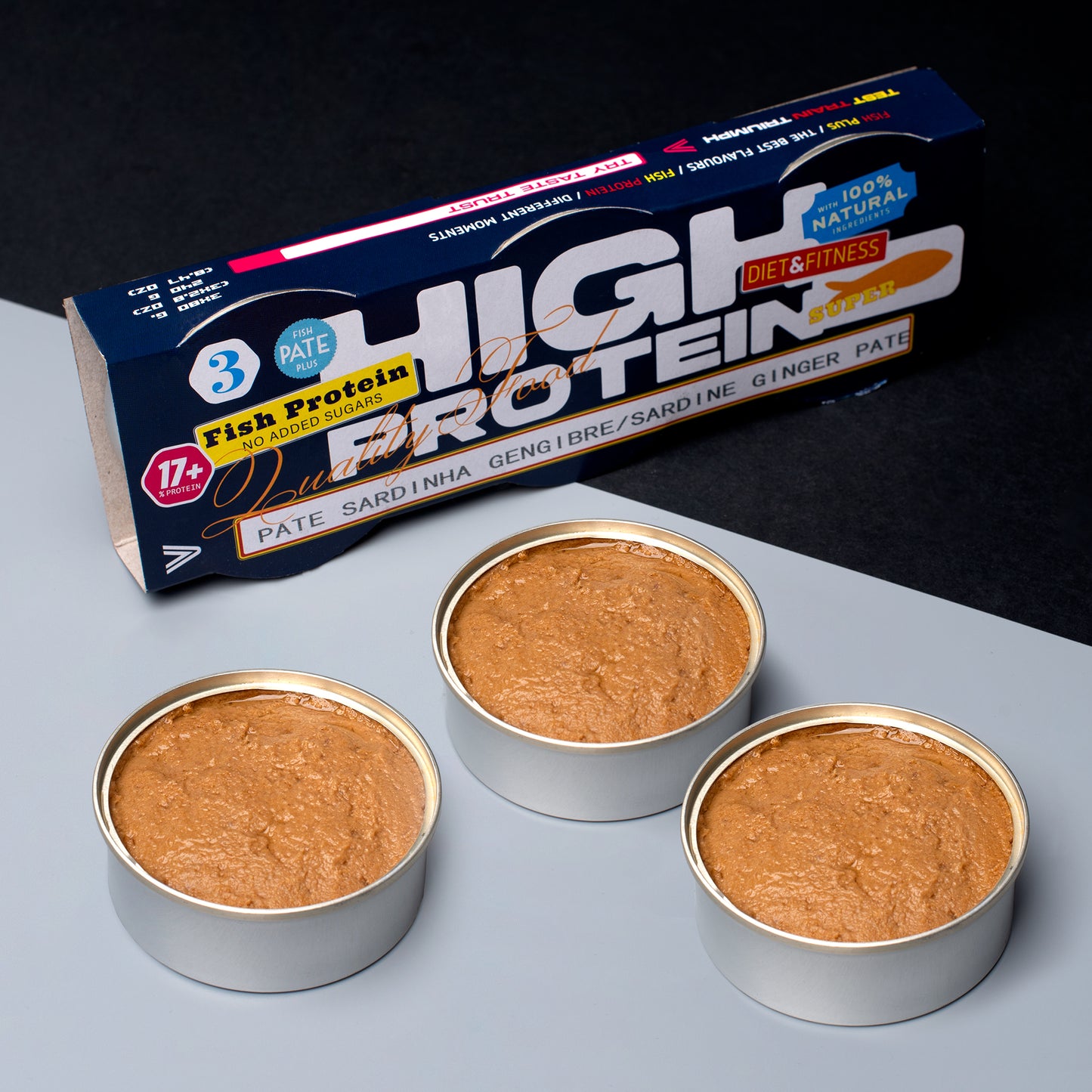 Pate Proteína de Sardinha Gengibre - ProTin