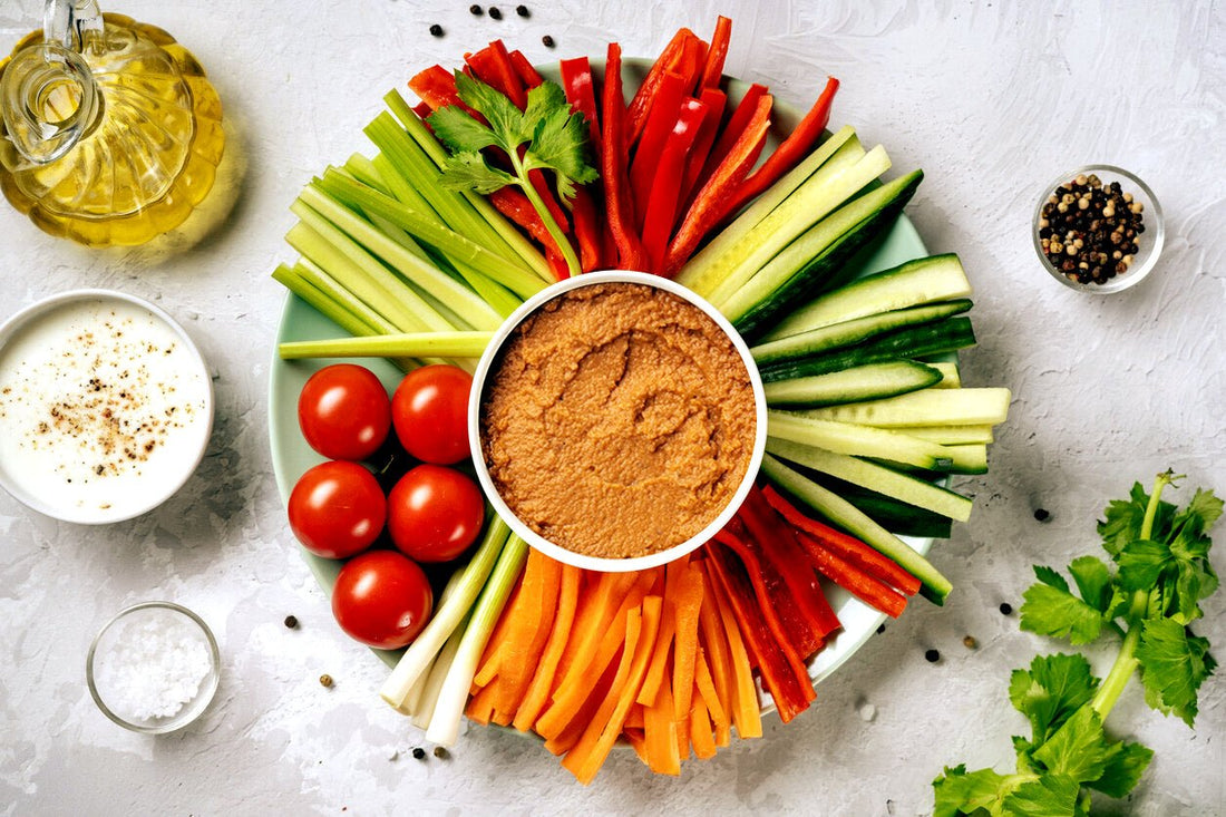 Crudités ou Tábua Verde - c/ Pate ProTin de Atum Picante - ProTin